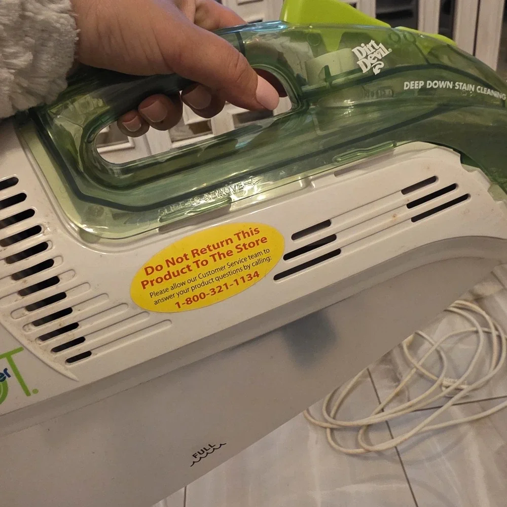 Dirt Devil Spot Scrubber Carpet Cleaner Green FD10005XB Tested WORKS Pre Treat